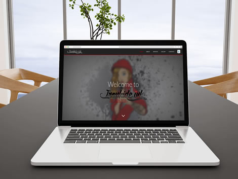 Website design for Ironhide Ink - Professional Tattoo and Body Piercing Studio